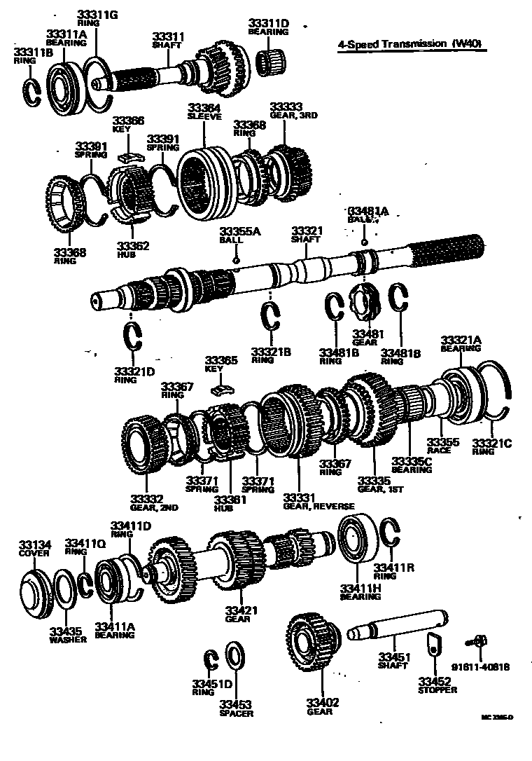 3305 — TRANSMISSION GEAR (MTM)