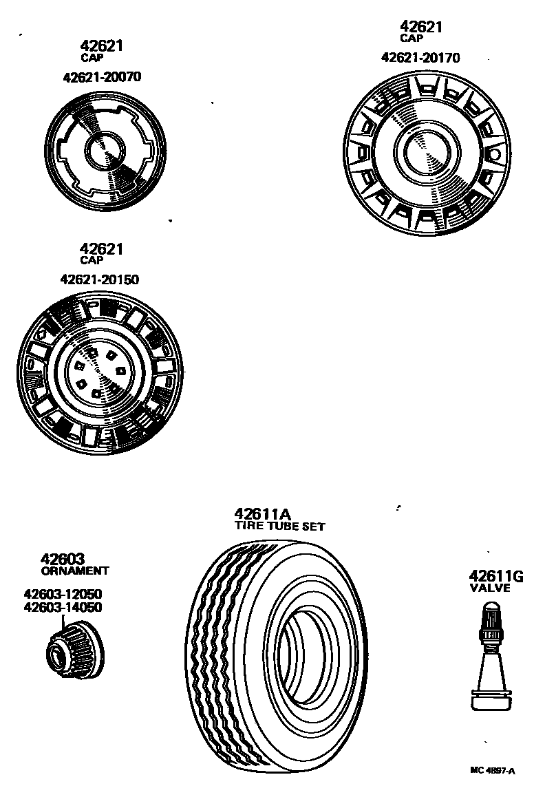 4103 — DISC WHEEL & WHEEL CAP
