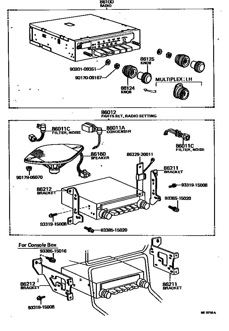 8601 — RADIO RECEIVER & AMPLIFIER & CONDENSER