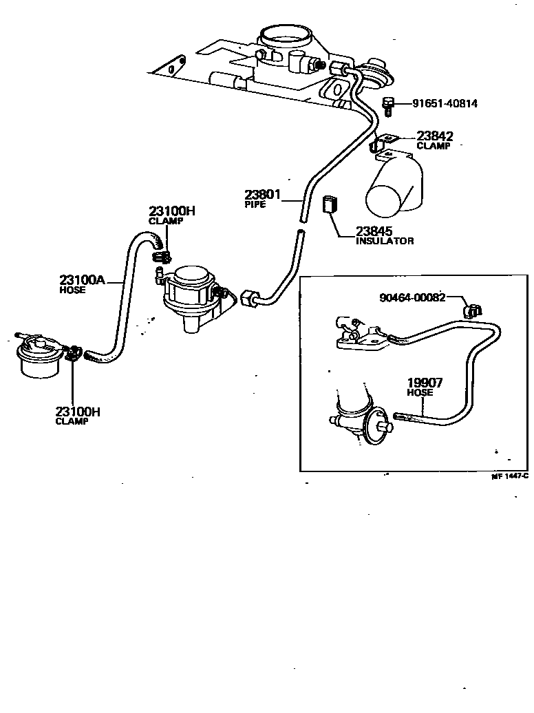 2101 — FUEL PIPE & CLAMP
