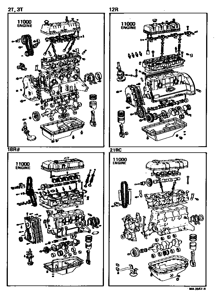 1101 — PARTIAL ENGINE ASSEMBLY