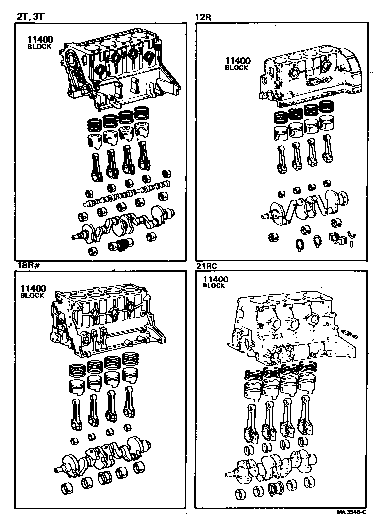 1102 — SHORT BLOCK ASSEMBLY
