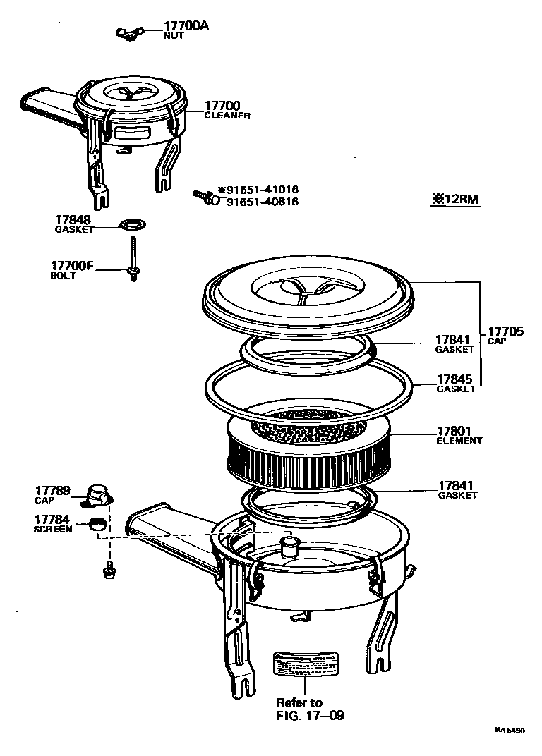 1703 — AIR CLEANER