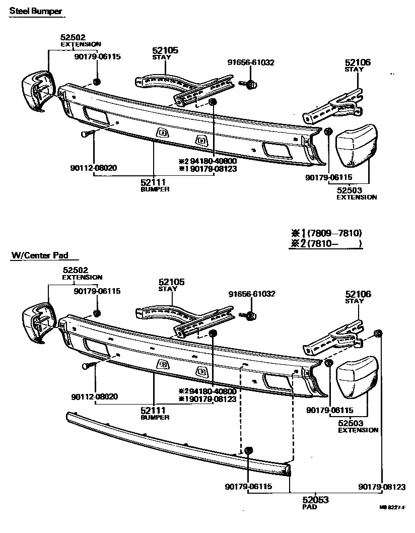 5201 — FRONT BUMPER & BUMPER STAY