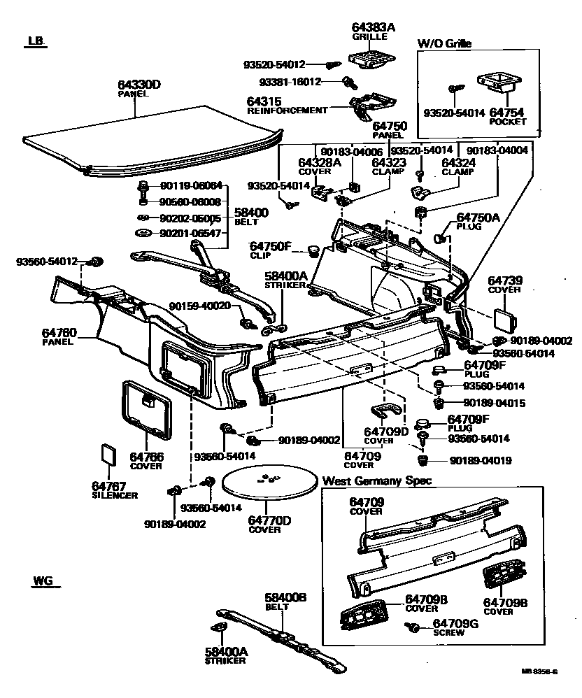 6404 — DECK BOARD & DECK TRIM COVER