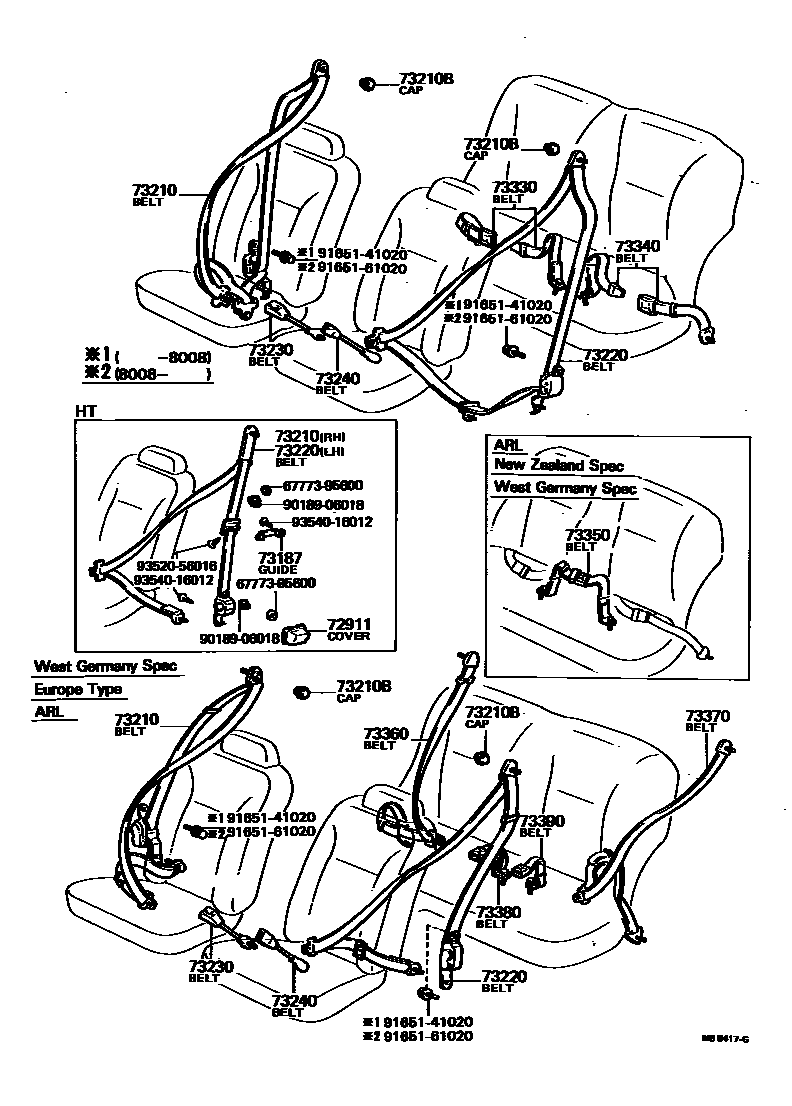 7104 — SEAT BELT & CHILD RESTRAINT SEAT