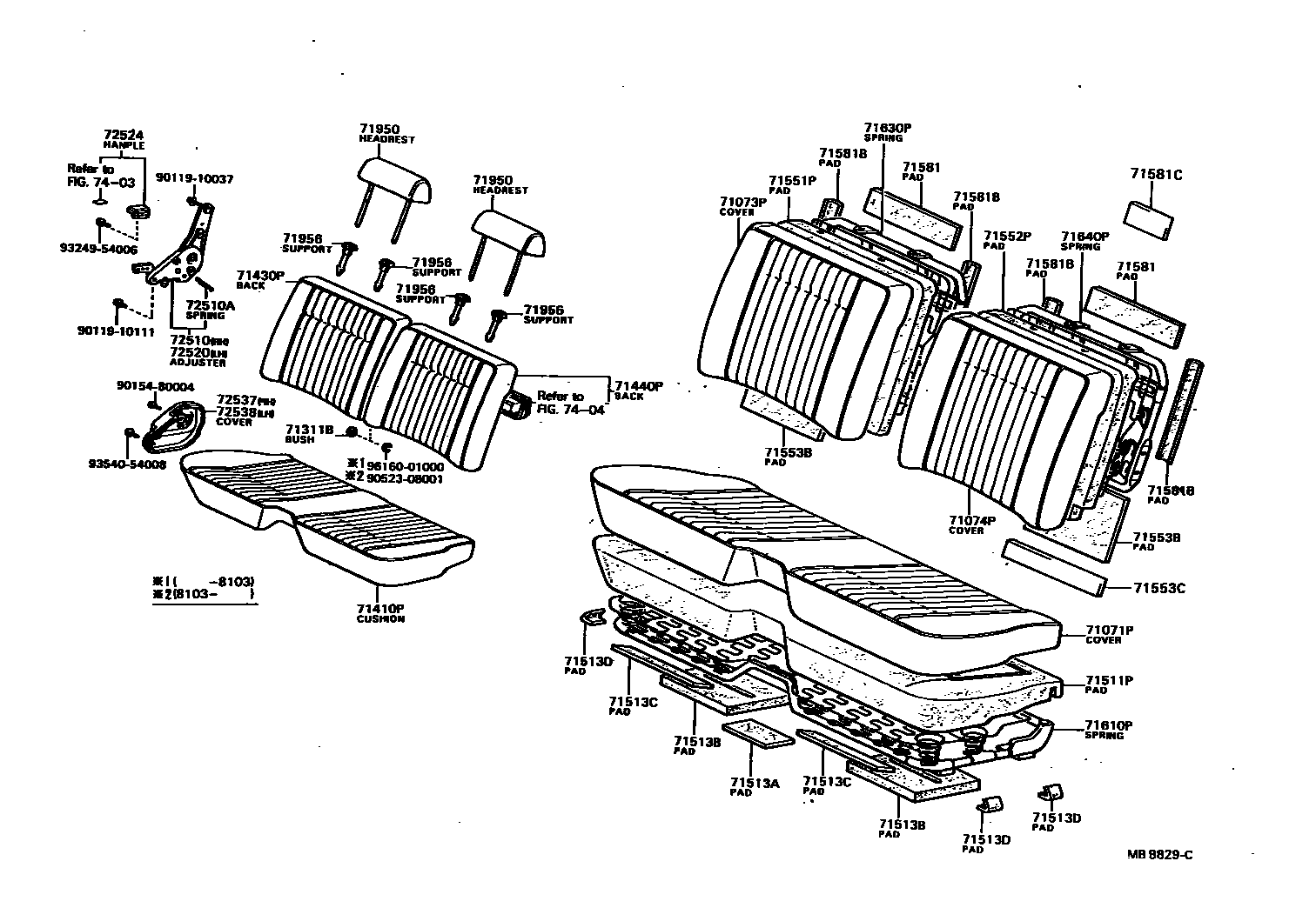 7101 — FRONT SEAT & SEAT TRACK