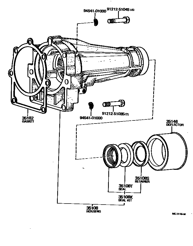 3504 — EXTENSION HOUSING (ATM)