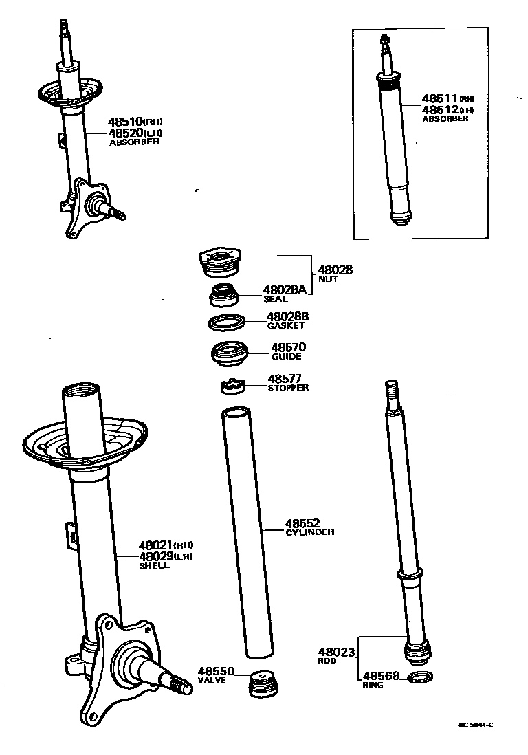 4803 — FRONT SPRING & SHOCK ABSORBER