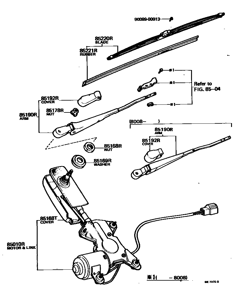8502 — REAR WIPER