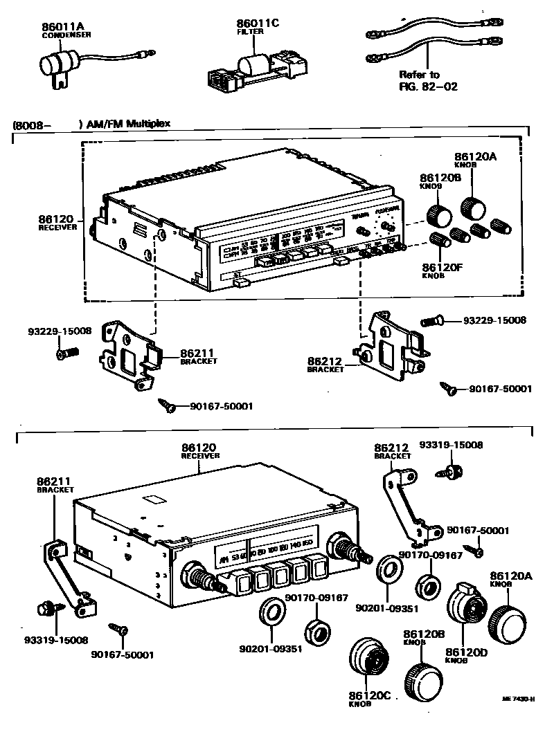 8601 — RADIO RECEIVER & AMPLIFIER & CONDENSER