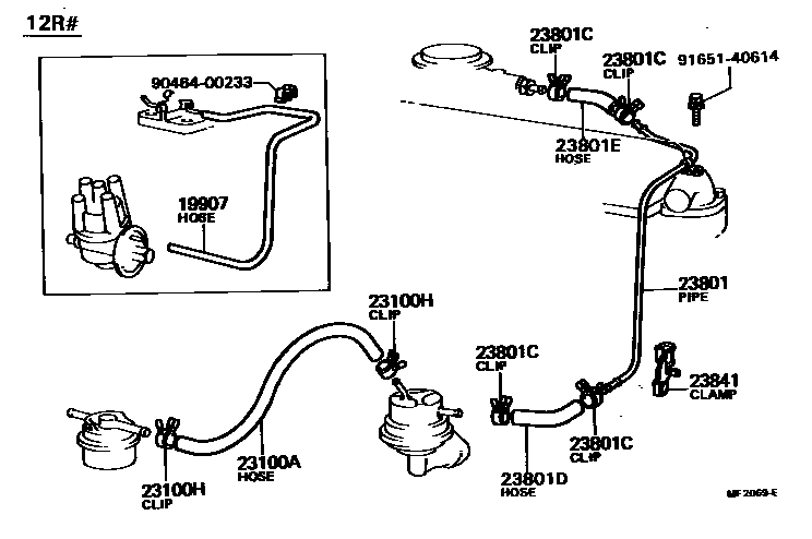 2101 — FUEL PIPE & CLAMP