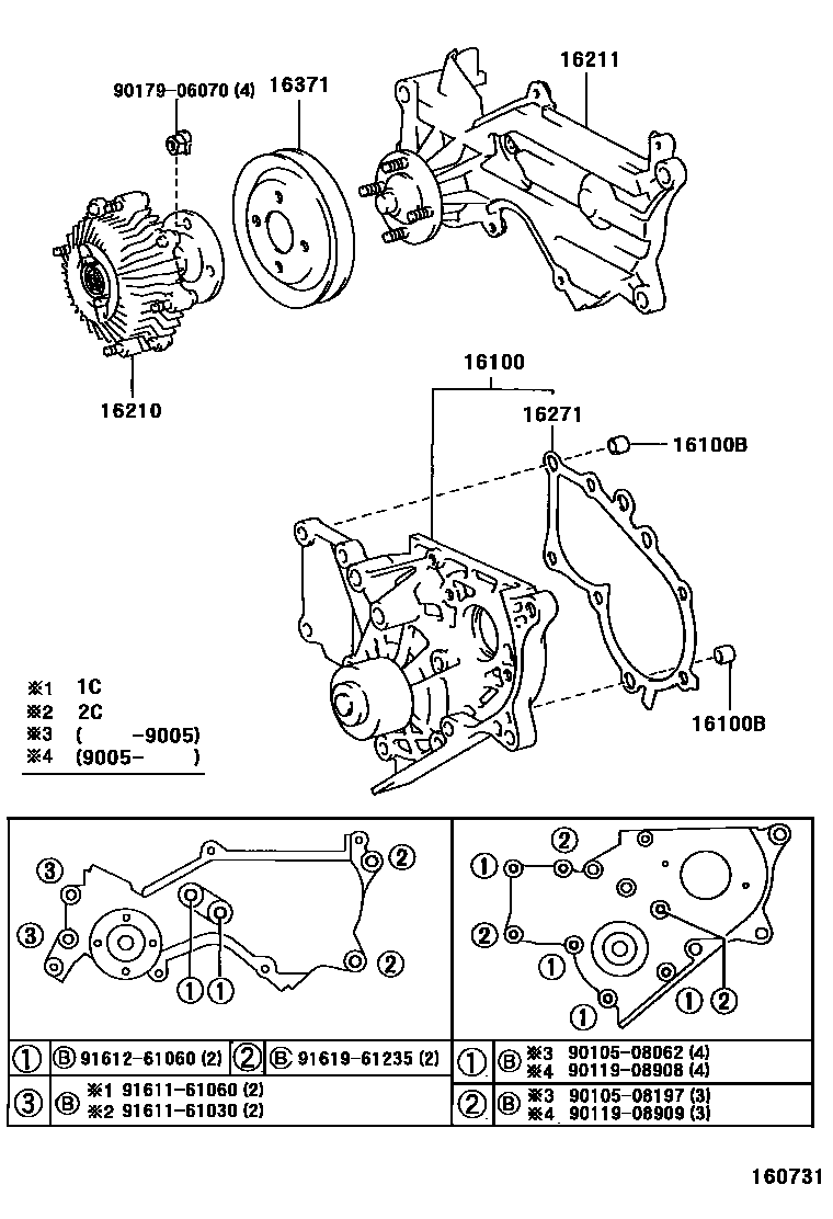1601 — WATER PUMP