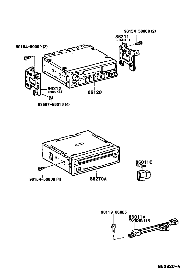8601 — RADIO RECEIVER & AMPLIFIER & CONDENSER