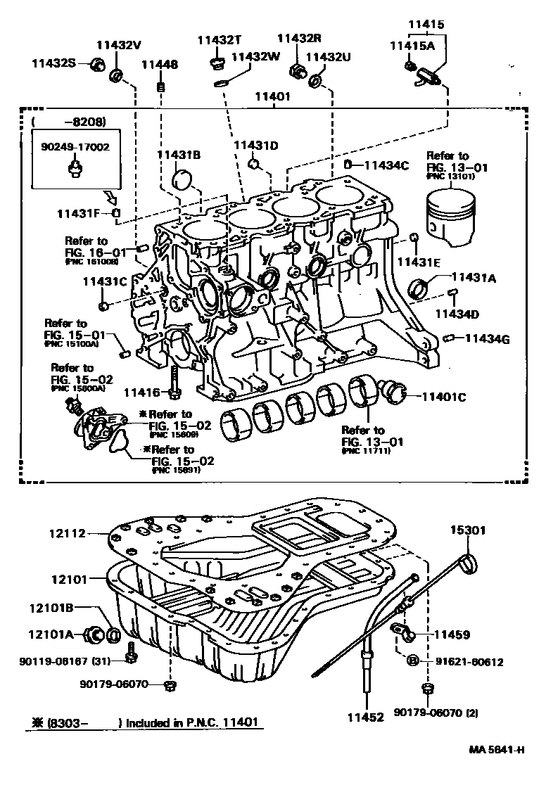 1105 — CYLINDER BLOCK