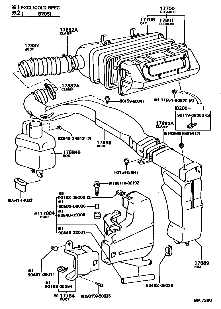 1703 — AIR CLEANER