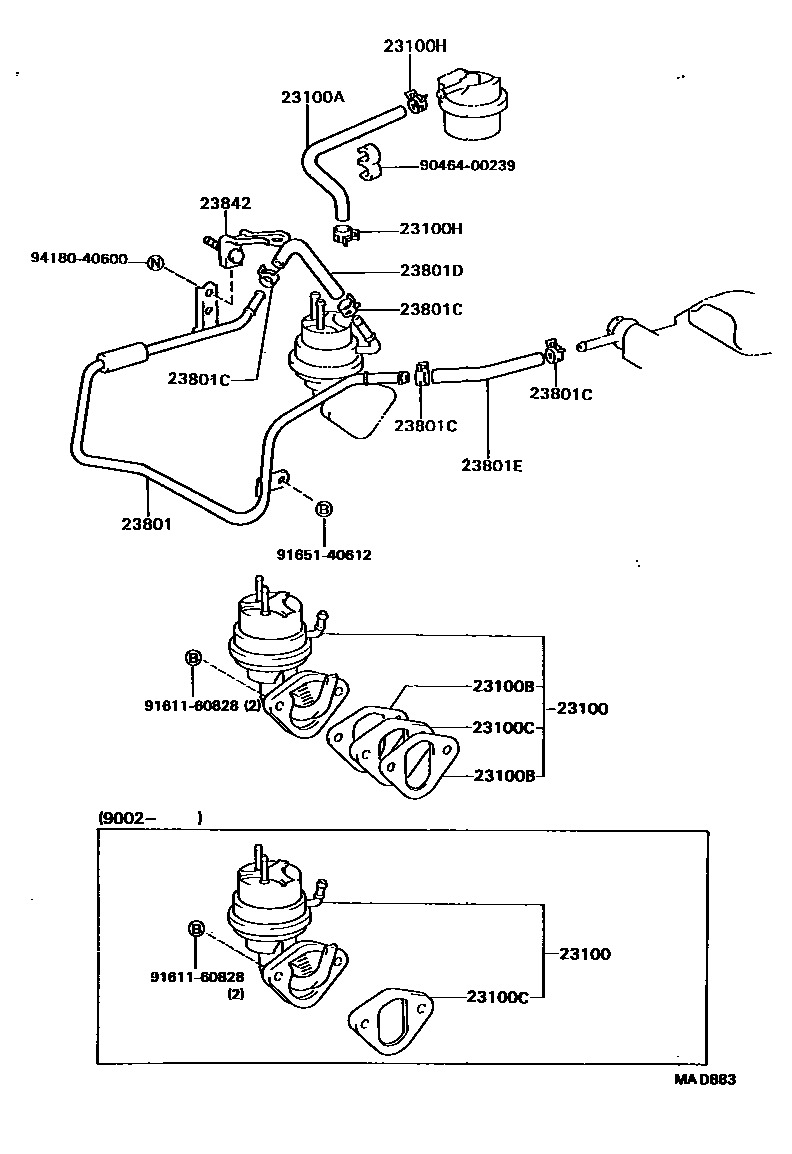 2301 — FUEL PUMP & PIPE