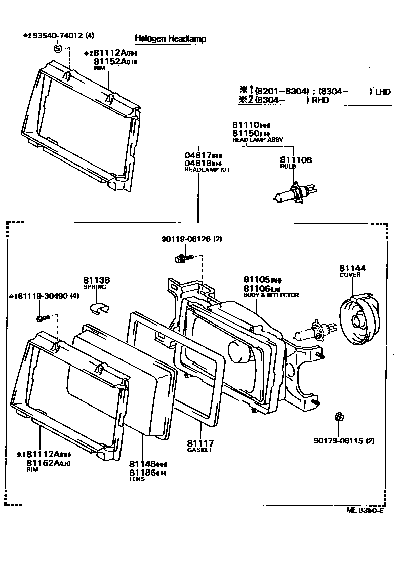 8101 — HEADLAMP