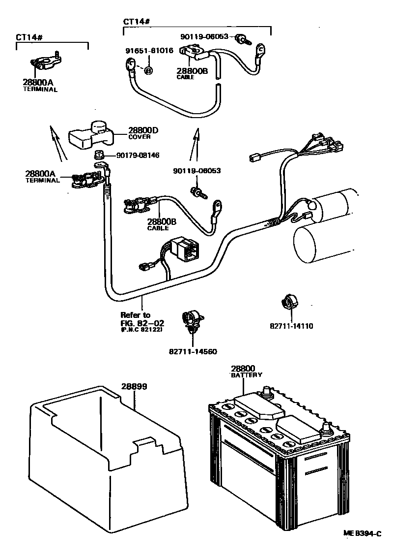 8201 — BATTERY & BATTERY CABLE