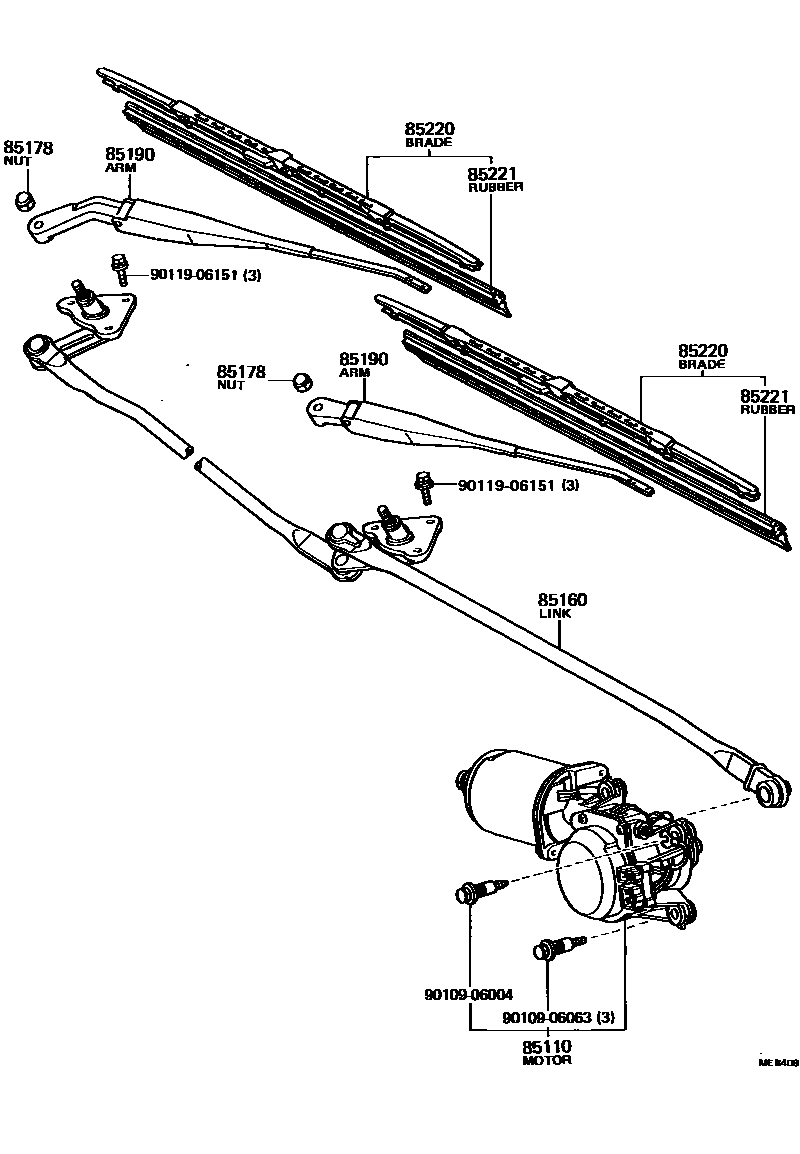 8501 — WINDSHIELD WIPER