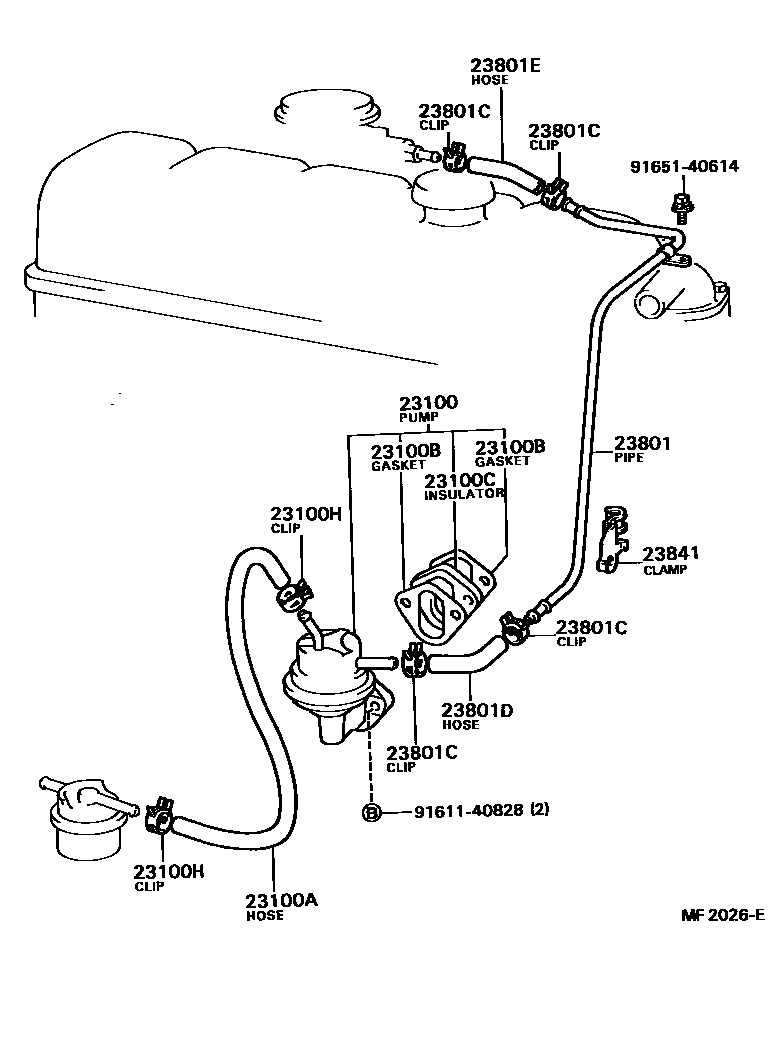 2301 — FUEL PUMP & PIPE