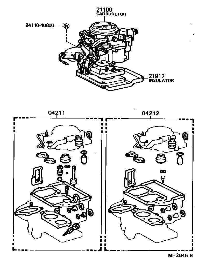 2102 — CARBURETOR ASSEMBLY
