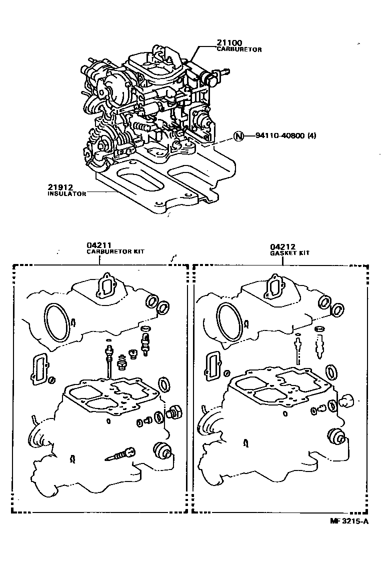 2102 — CARBURETOR ASSEMBLY