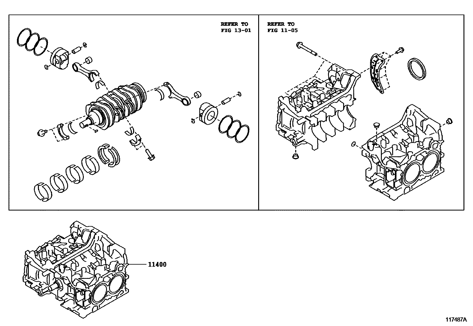 1102 — SHORT BLOCK ASSEMBLY