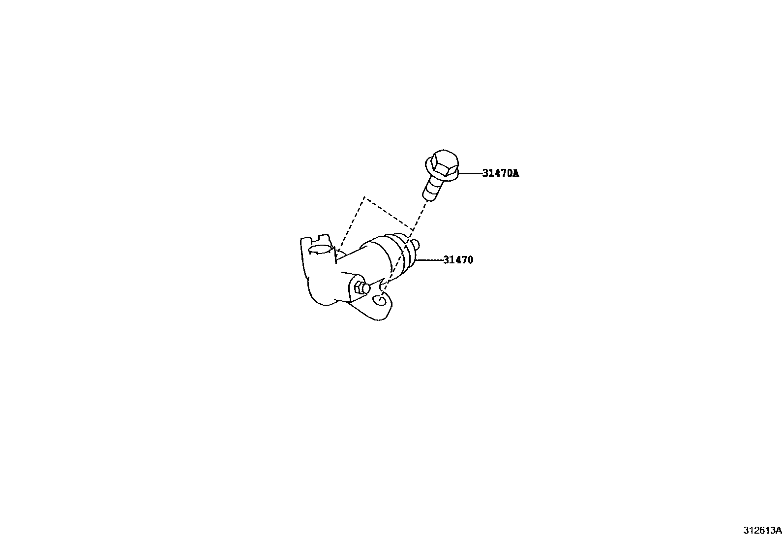 3105 — CLUTCH RELEASE CYLINDER