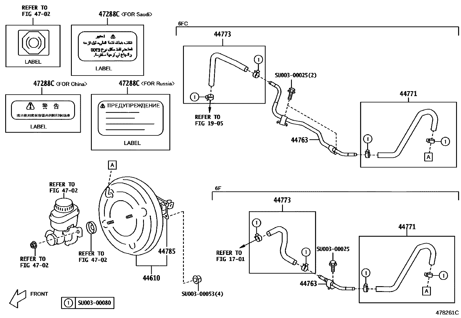 4703 — BRAKE BOOSTER & VACUUM TUBE
