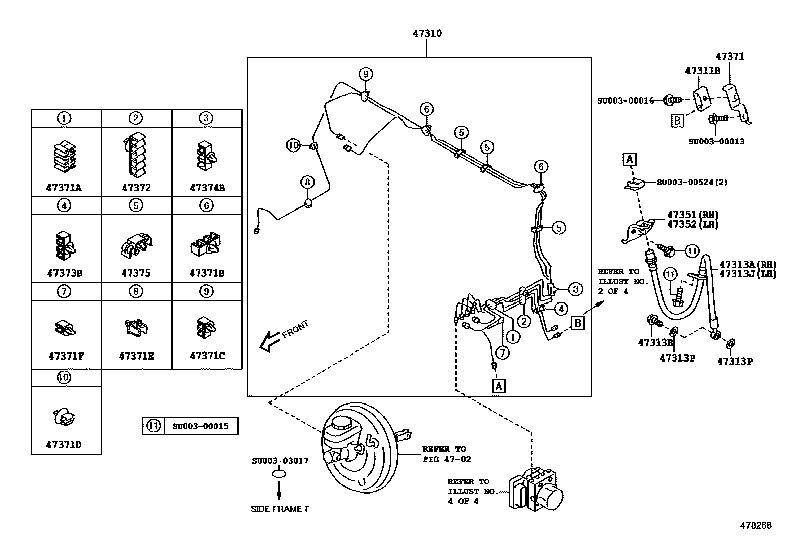4708 — BRAKE TUBE & CLAMP
