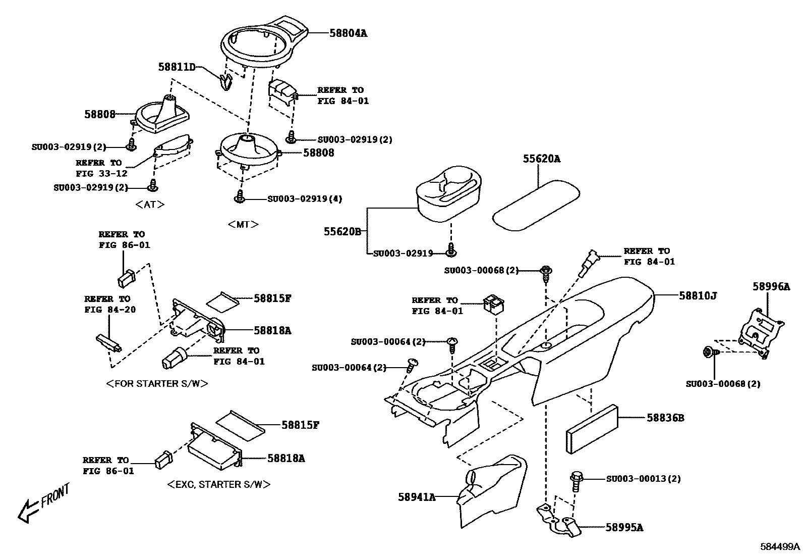 5806 — CONSOLE BOX & BRACKET