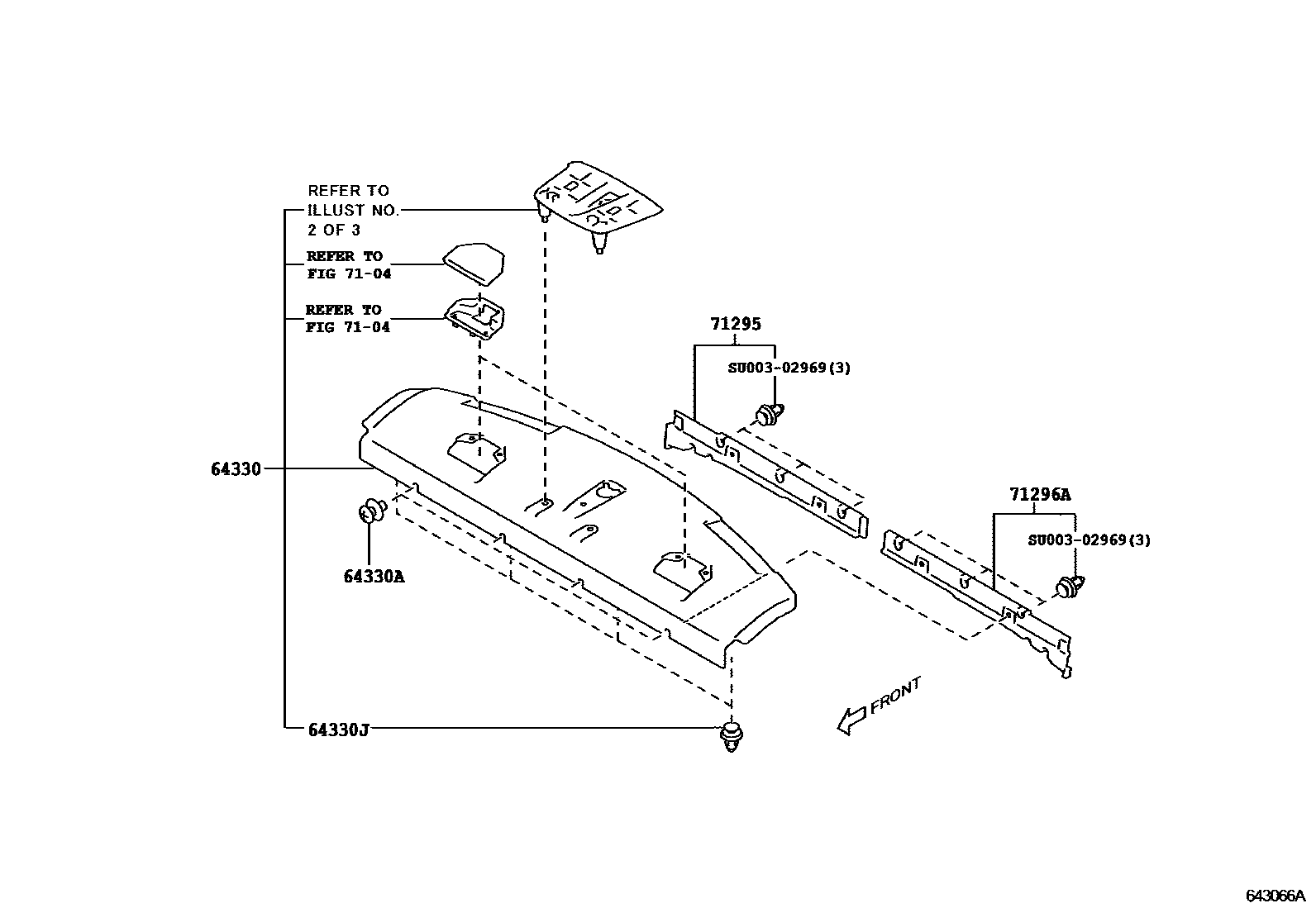 6403 — PACKAGE TRAY PANEL & LUGGAGE COMPARTMENT MAT