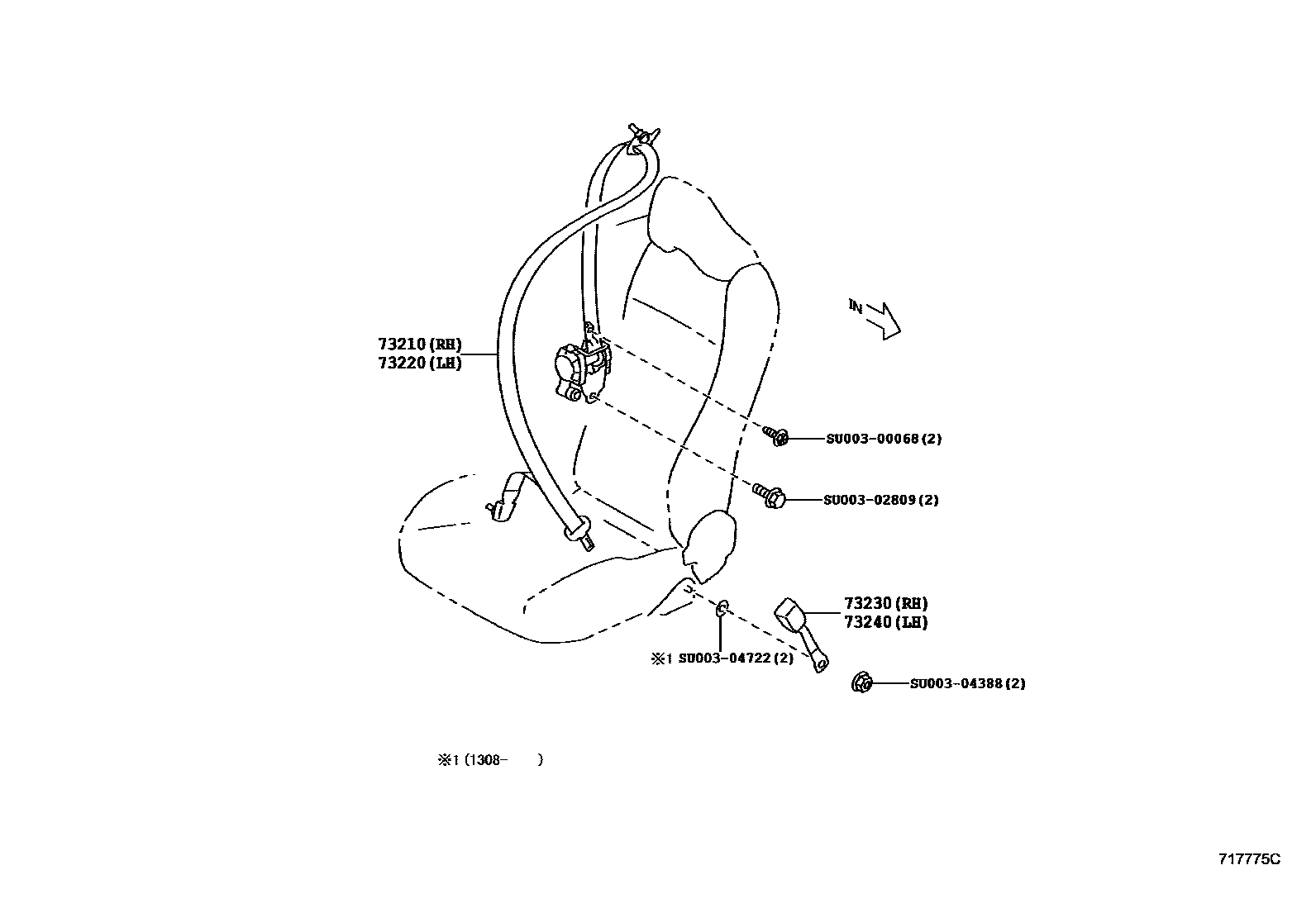 7104 — SEAT BELT & CHILD RESTRAINT SEAT