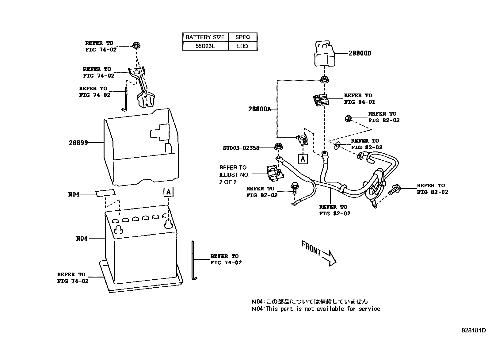8201 — BATTERY & BATTERY CABLE