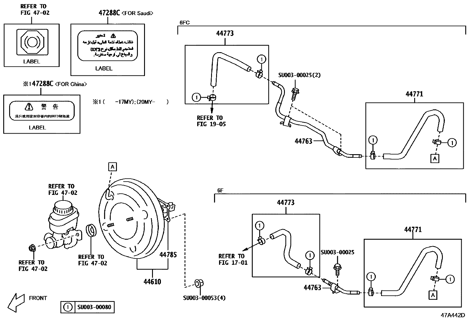 4703 — BRAKE BOOSTER & VACUUM TUBE
