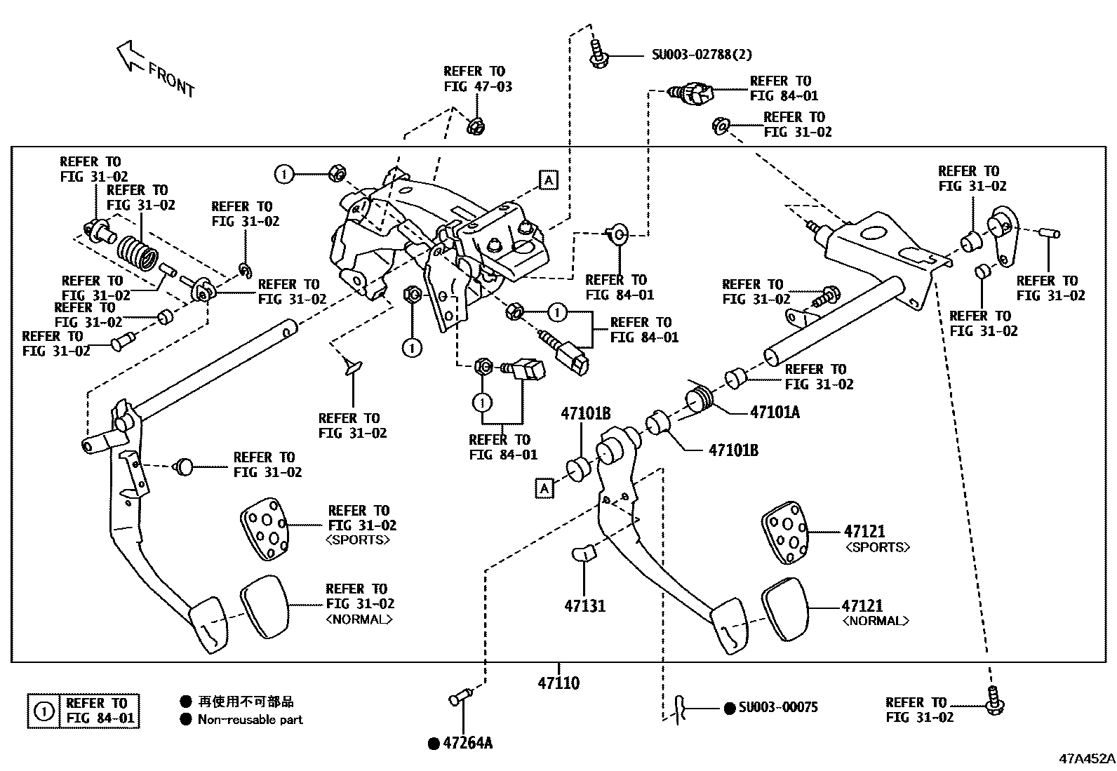 4701 — BRAKE PEDAL & BRACKET