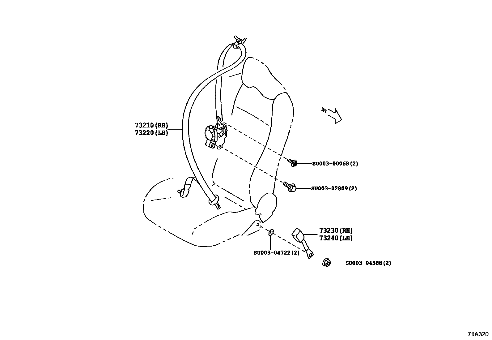 7104 — SEAT BELT & CHILD RESTRAINT SEAT