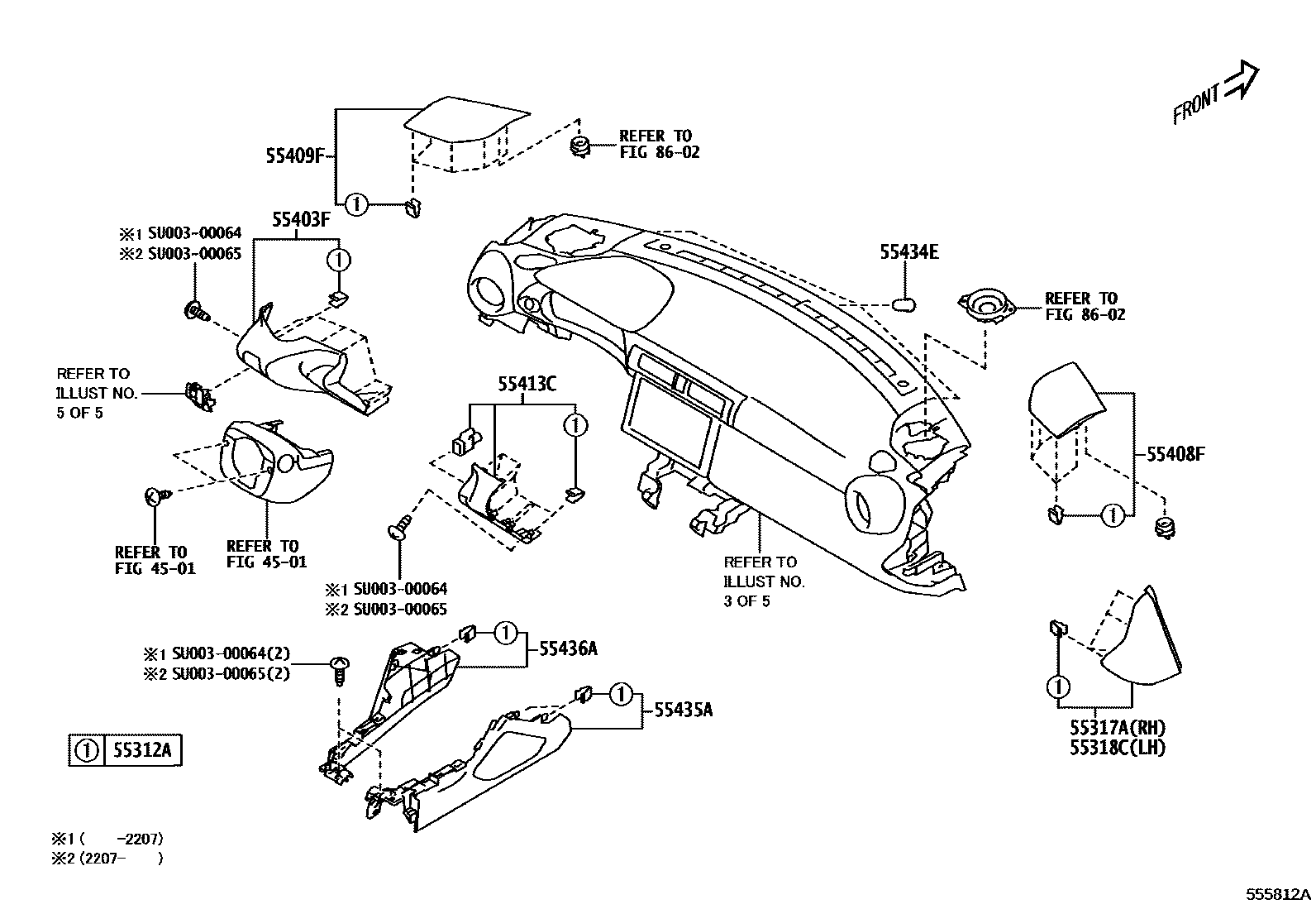 5501 — INSTRUMENT PANEL & GLOVE COMPARTMENT