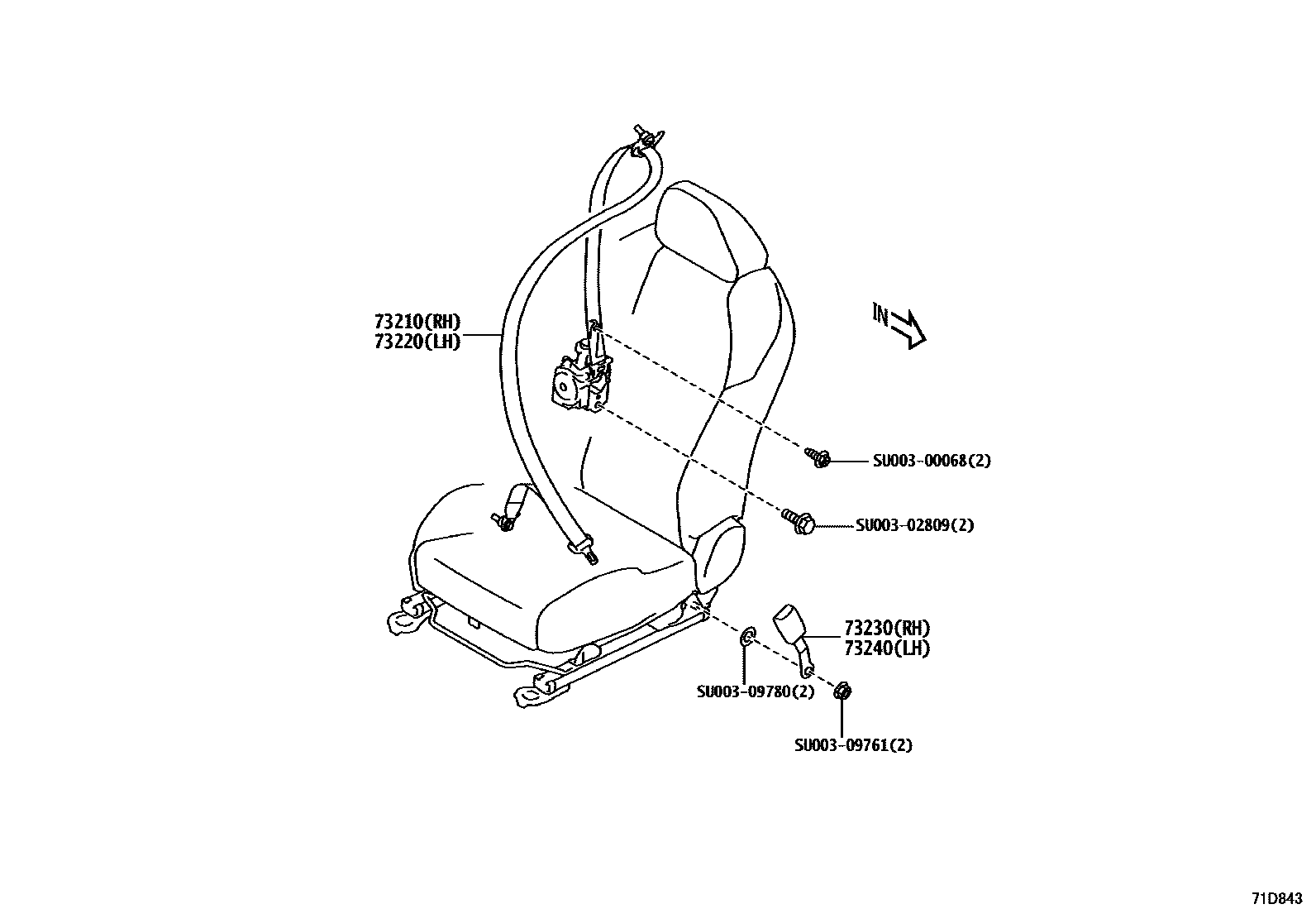 7104 — SEAT BELT & CHILD RESTRAINT SEAT