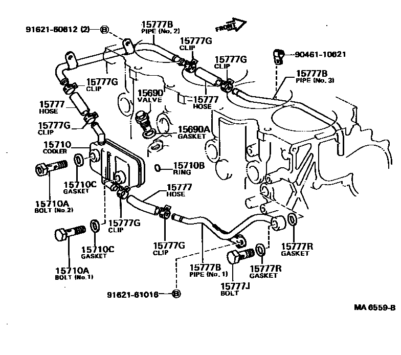 1503 — ENGINE OIL COOLER