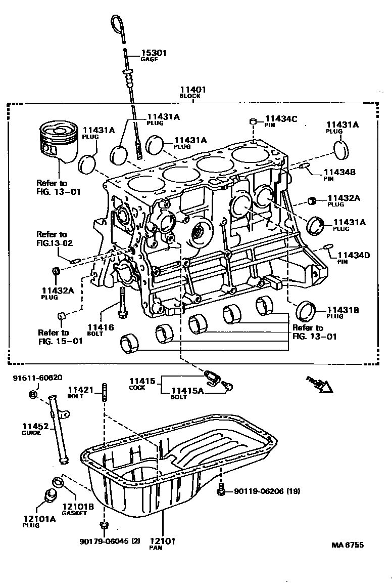1105 — CYLINDER BLOCK