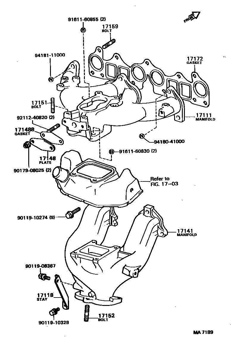 1701 — MANIFOLD