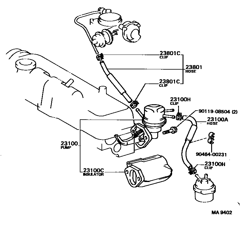 2301 — FUEL PUMP & PIPE