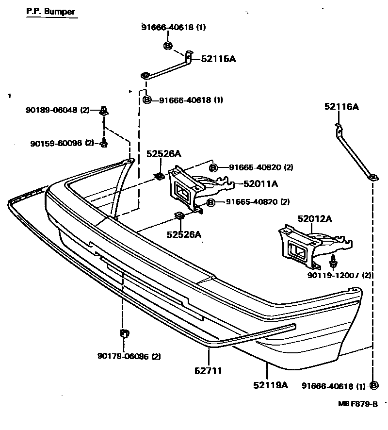 5201 — FRONT BUMPER & BUMPER STAY