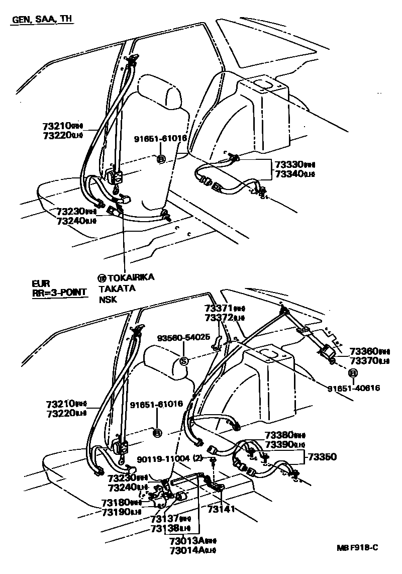 7104 — SEAT BELT & CHILD RESTRAINT SEAT