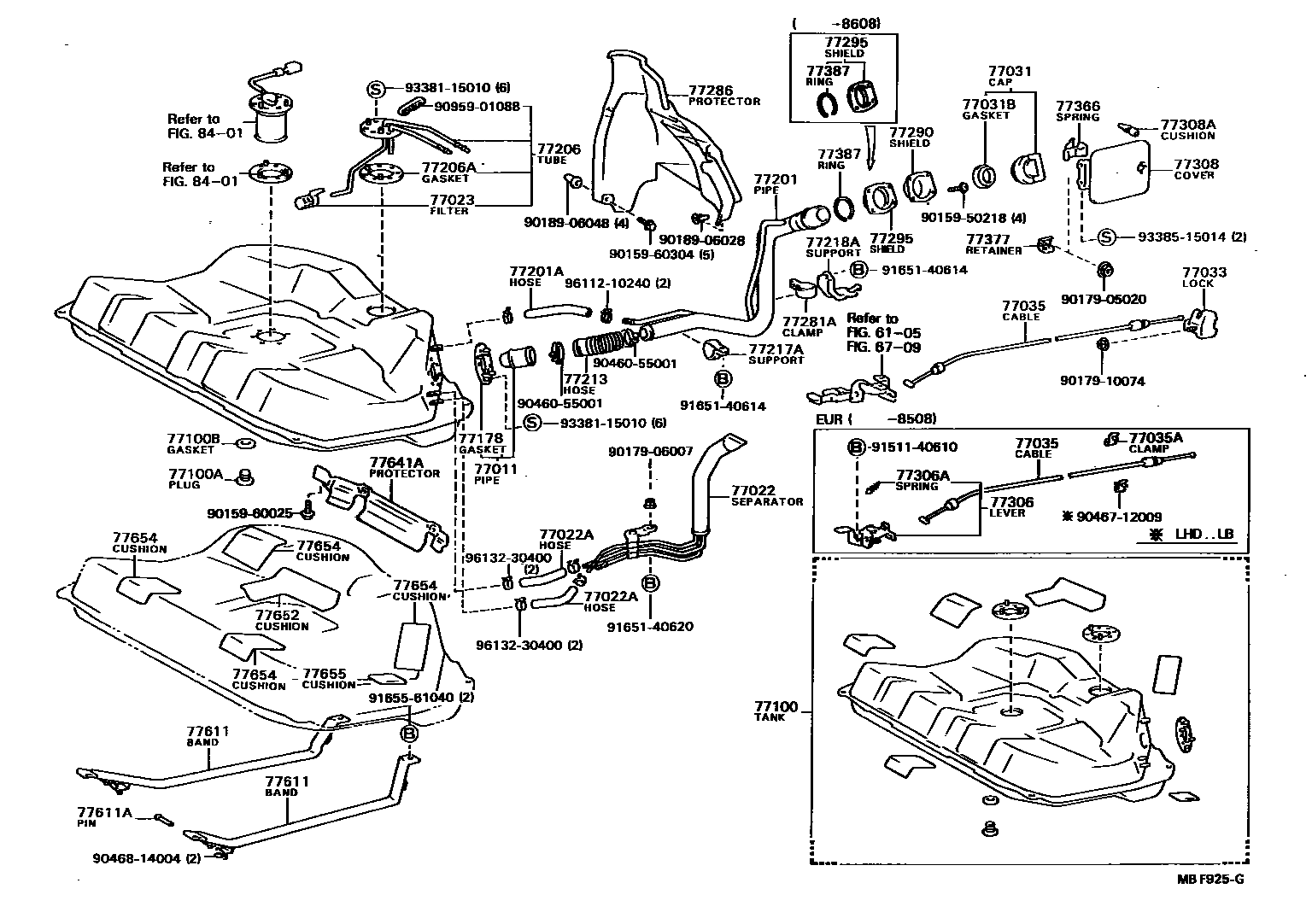 7701 — FUEL TANK & TUBE