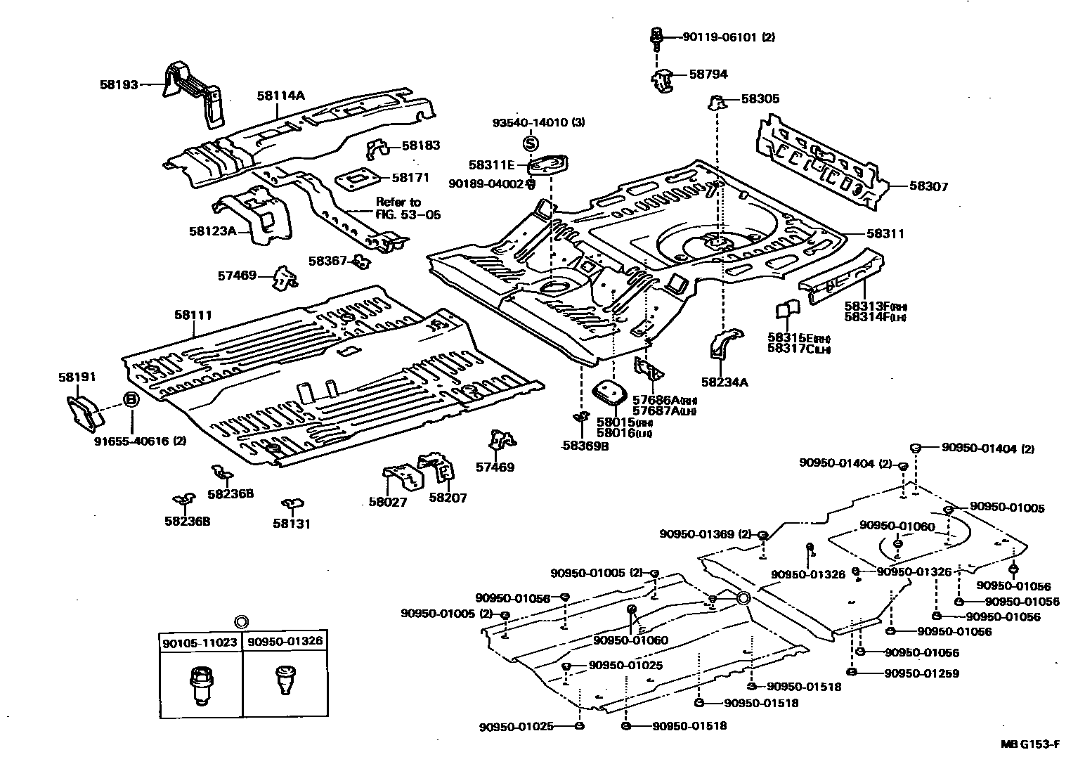 5801 — FLOOR PAN & LOWER BACK PANEL