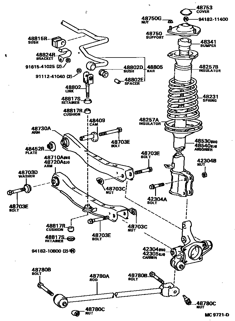 4804 — REAR SPRING & SHOCK ABSORBER