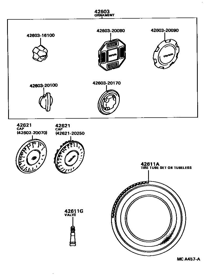4103 — DISC WHEEL & WHEEL CAP